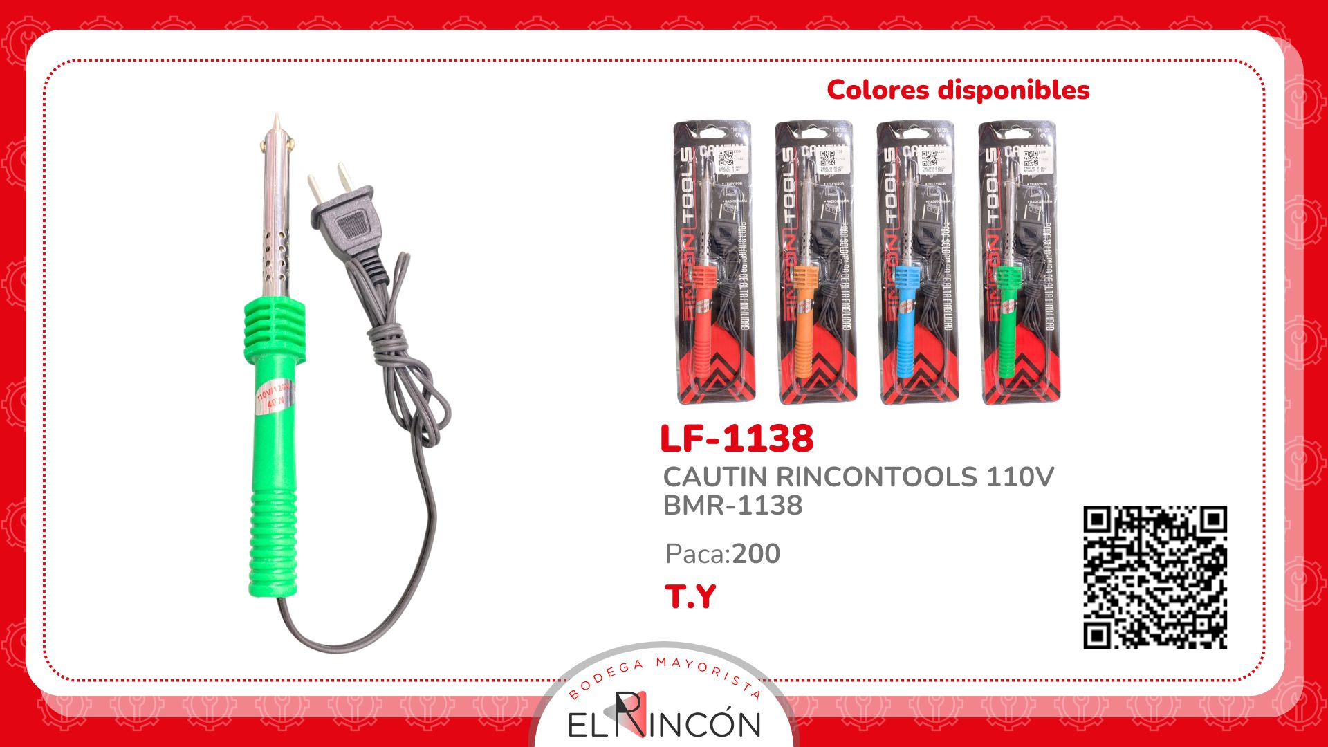 CAUTIN RINCONTOOLS 110V BMR-1138