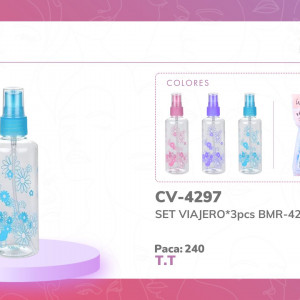 SET VIAJERO*3pcs BMR-4297