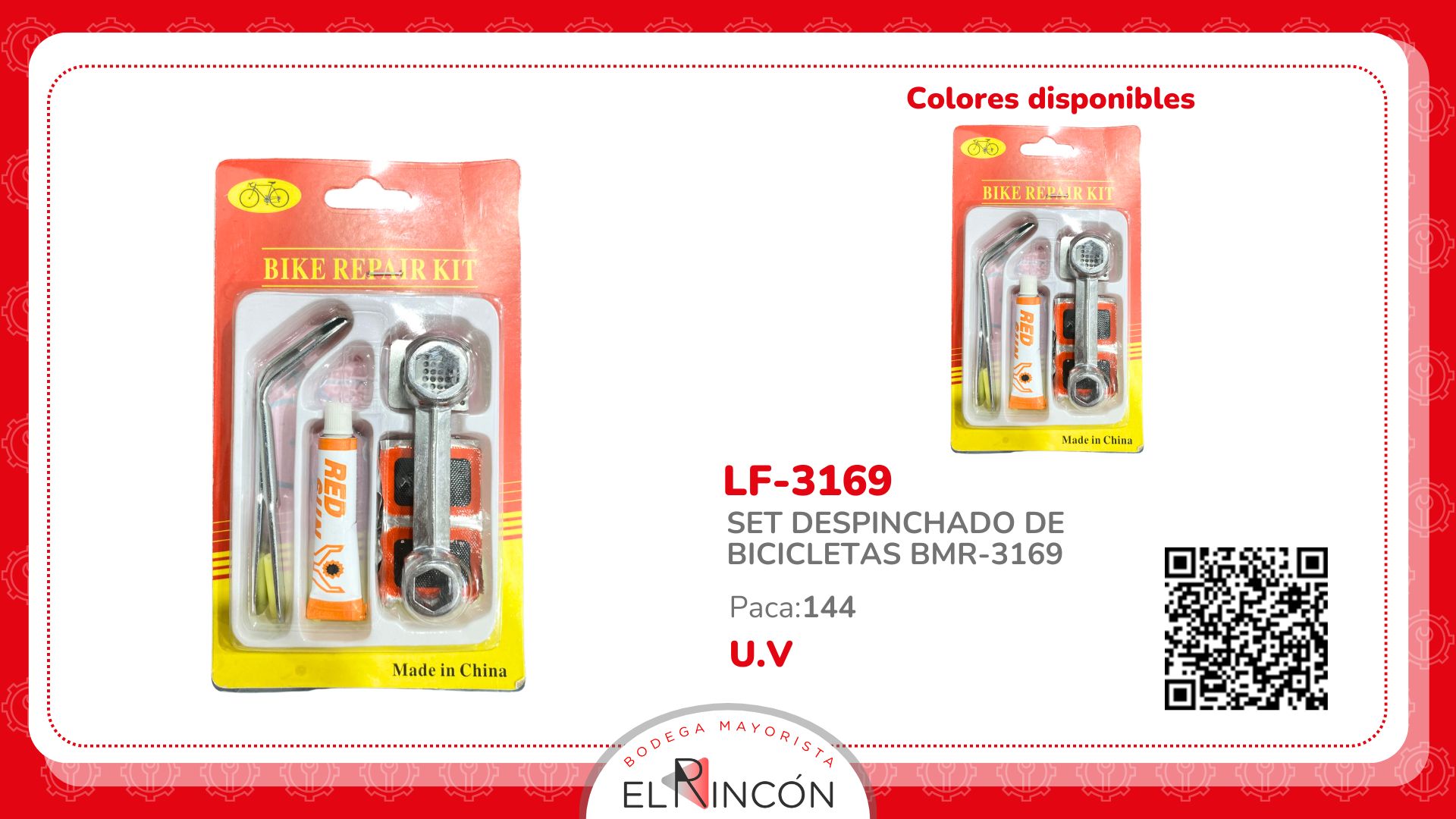 SET DESPINCHADO DE BICICLETAS BMR-3169