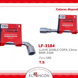 LLAVE DOBLE COPA 13mm BMR-3184