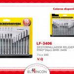 DESTORNILLADOR RELOJERO FINO*16pcs BMR-3406
