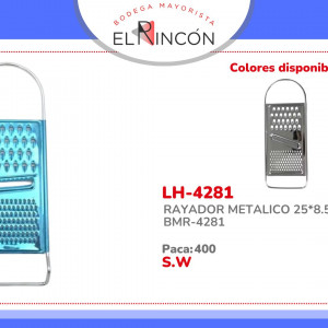 RAYADOR METALICO 25*8.5cm BMR-4281
