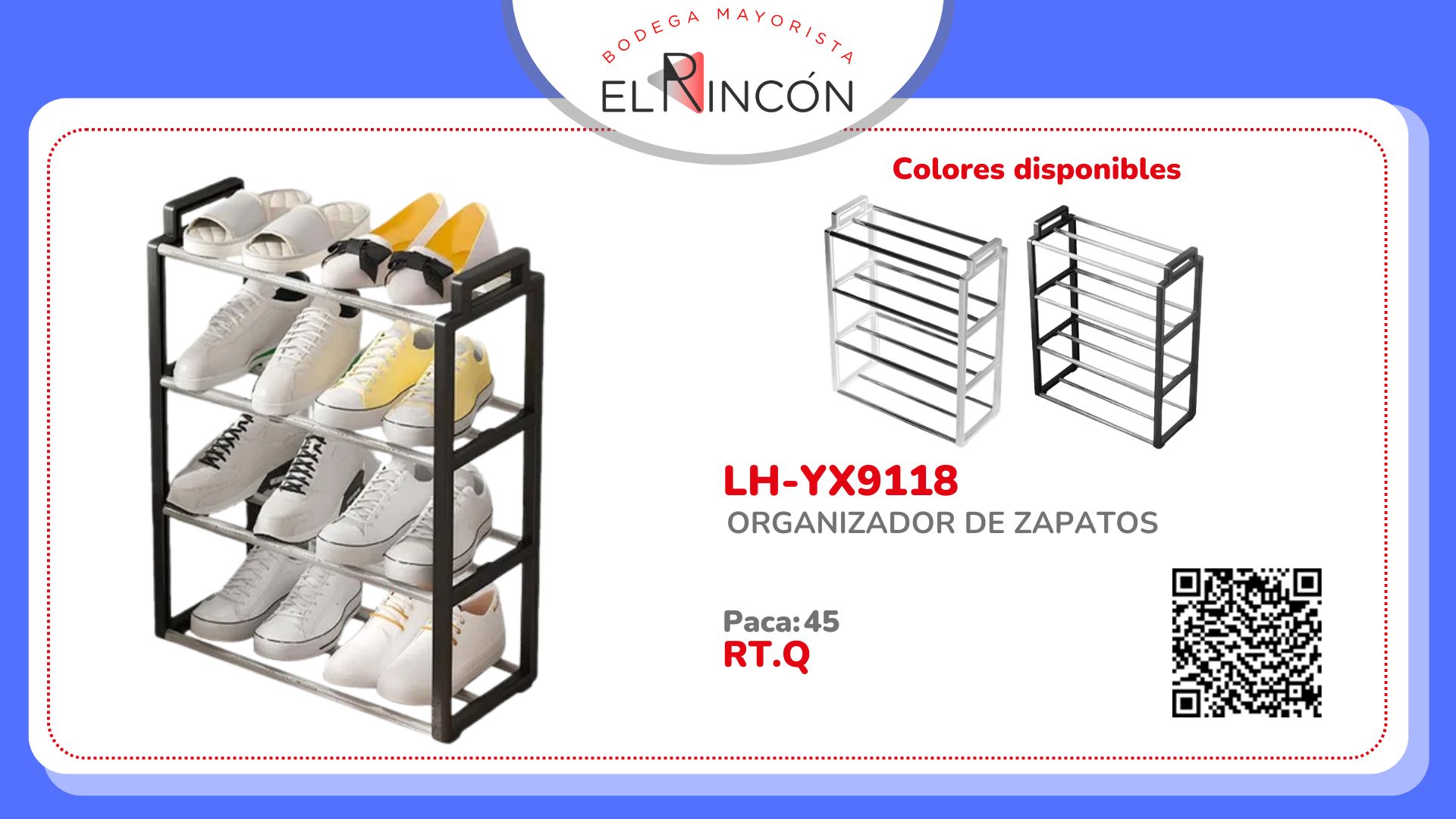 ORGANIZADOR DE ZAPATOS YX9118