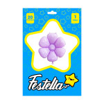 GLOBO FLOR LILA 20" (PQTX25)