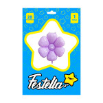 GLOBO FLOR LILA 28" (PQTX25)