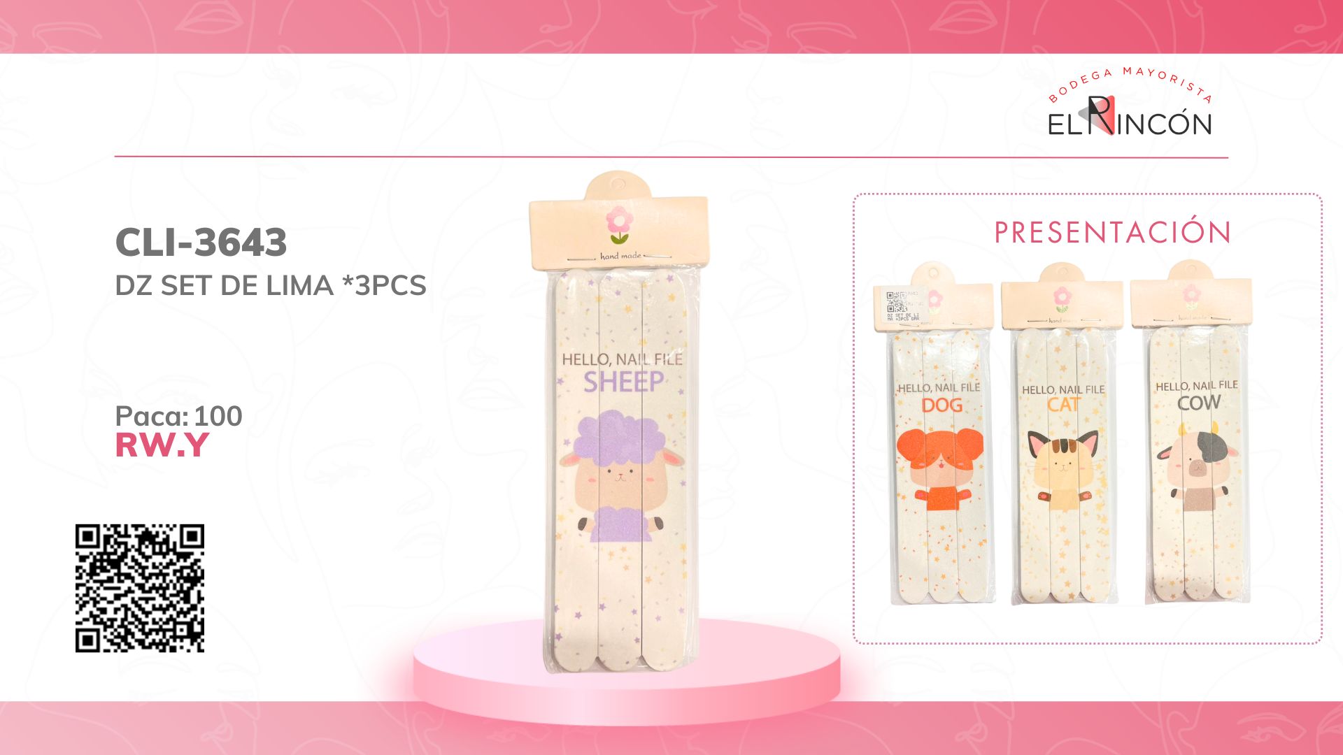 DZ SET DE LIMA *3PCS BMR-3643