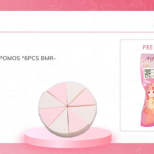 DZ PQTE DE POMOS *6PCS BMR-4776