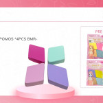 DZ PQTE DE POMOS *4PCS BMR-4780