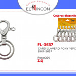CARD LLAVERO PONY *6PCS BMR-3637
