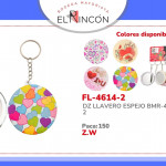 DZ LLAVERO ESPEJO BMR-4614-2