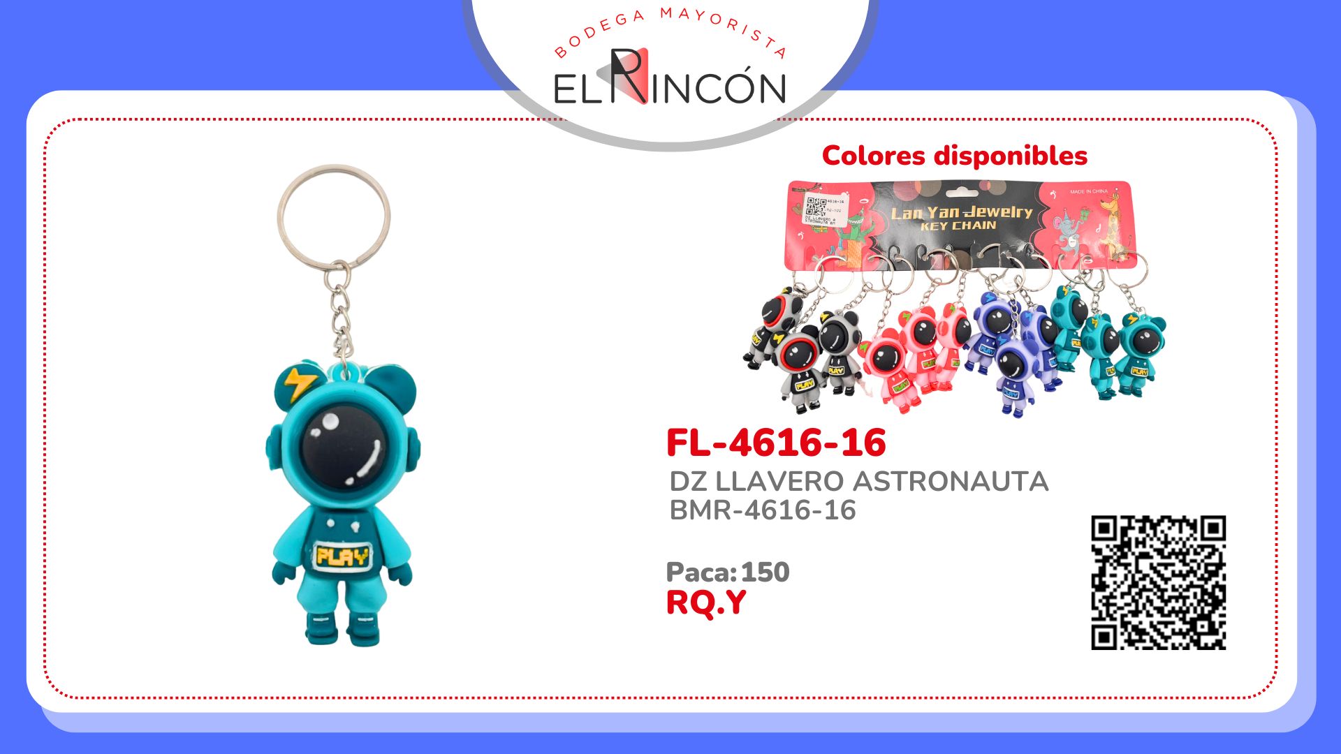 DZ LLAVERO ASTRONAUTA BMR-4616-16