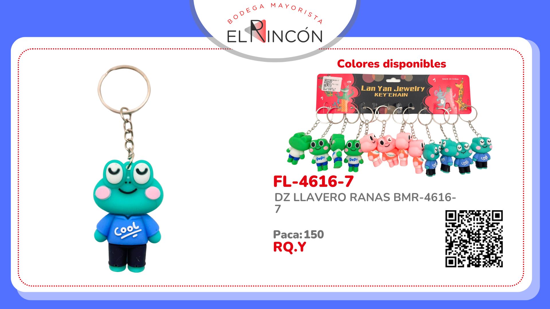 DZ LLAVERO RANAS BMR-4616-7