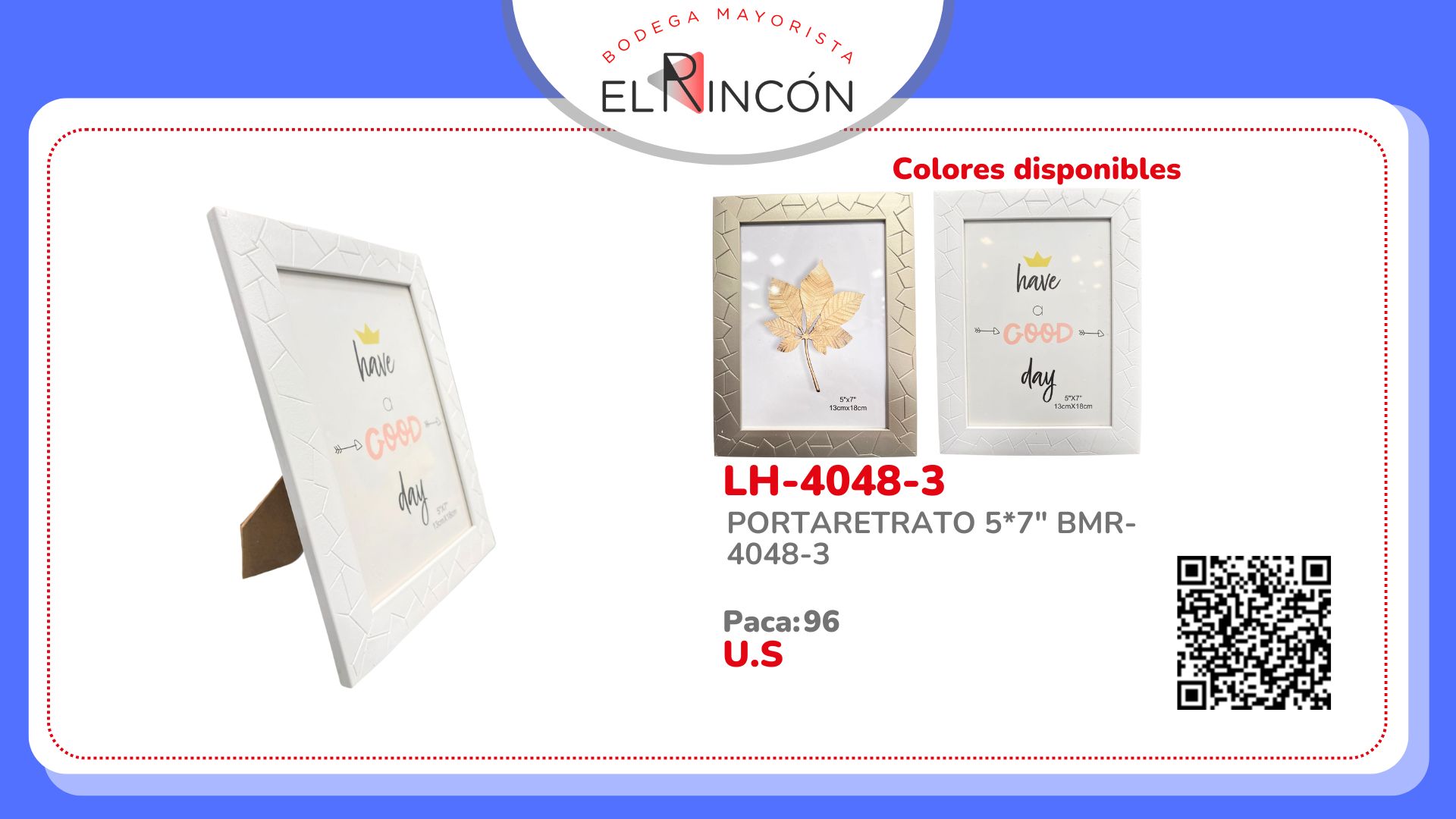 PORTARETRATO 5*7" BMR-4048-3