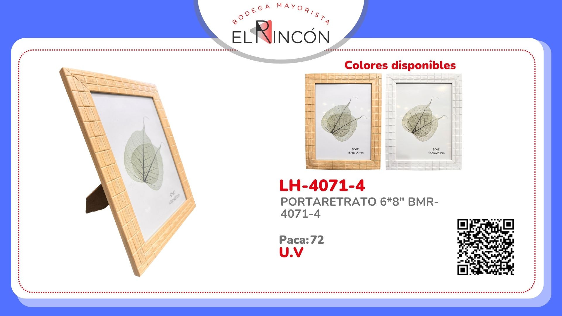 PORTARETRATO 6*8" BMR-4071-4