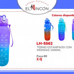 TERMO ESTAMPADO CON MEDIDAS 1000ML BMR-5562