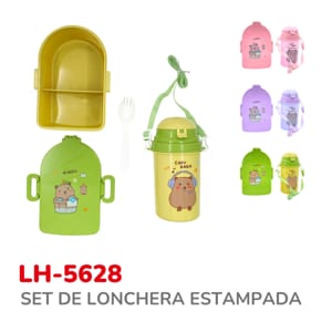 SET DE LONCHERA ESTAMPADA BMR-5628