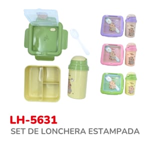 SET DE LONCHERA ESTAMPADA BMR-5631