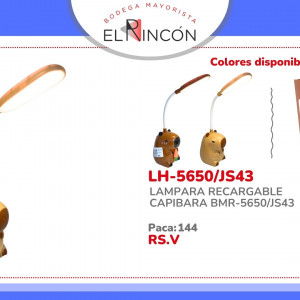 LAMPARA RECARGABLE CAPIBARA BMR-5650/JS43