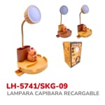 LAMPARA CAPIBARA RECARGABLE BMR-5741/SKG-09