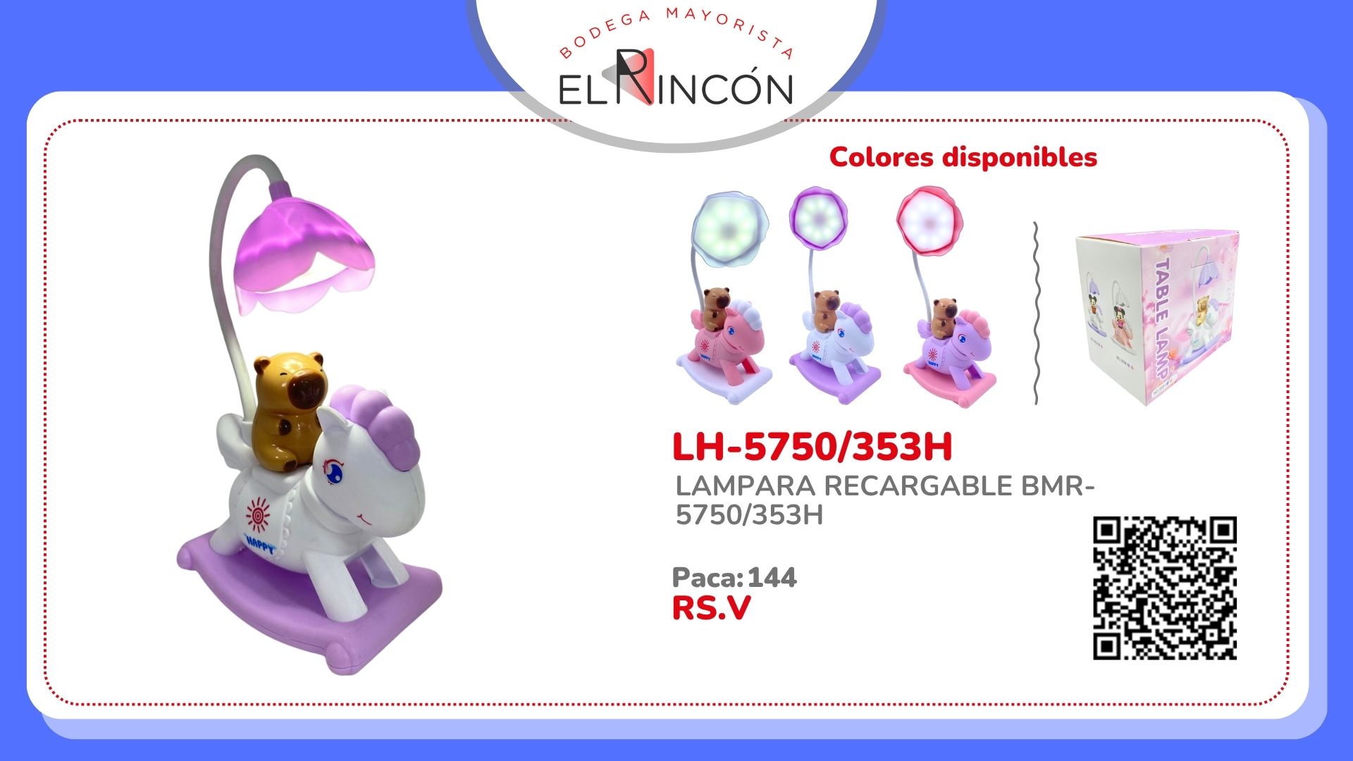 LAMPARA RECARGABLE BMR-5750/353H