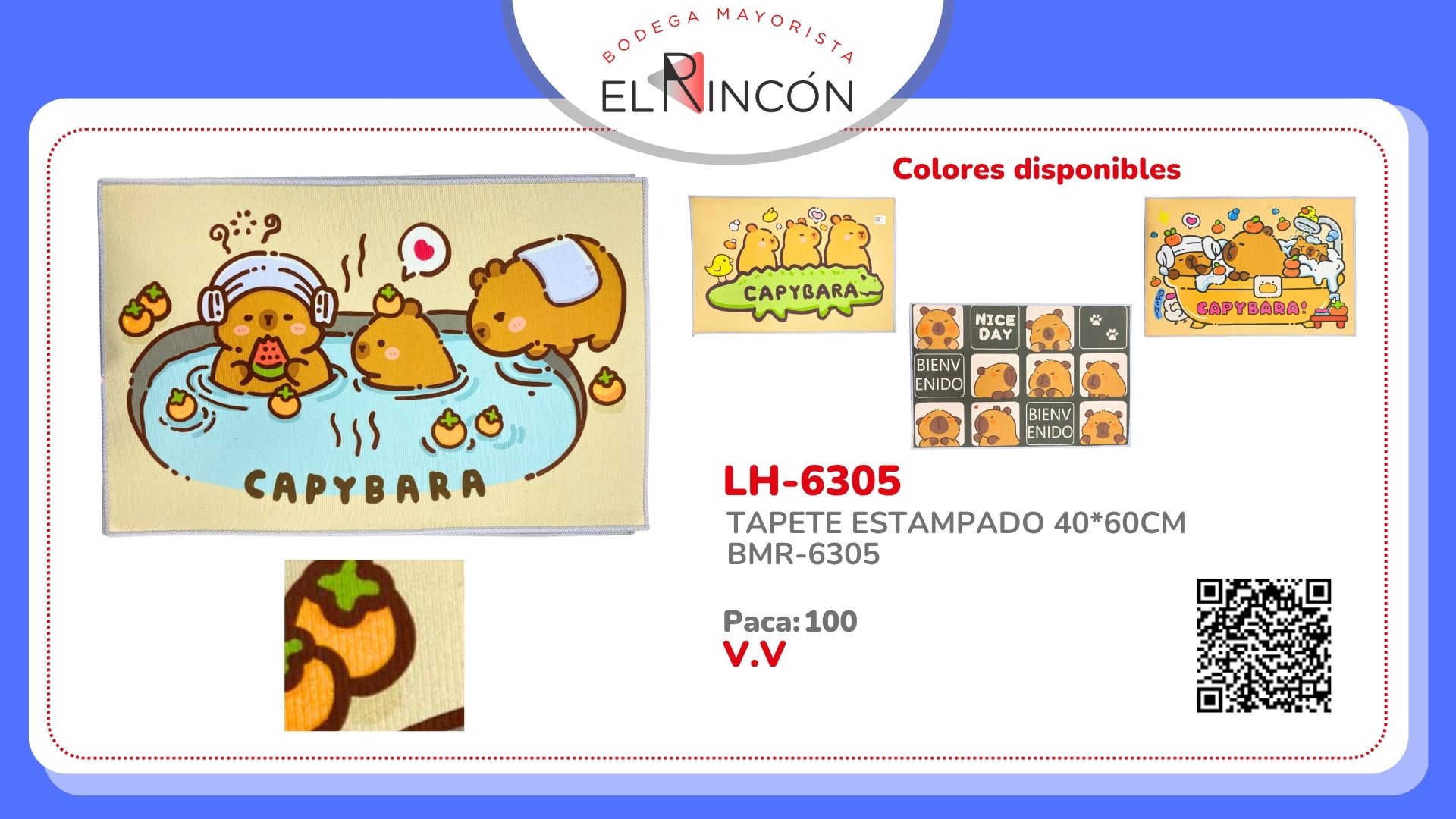 TAPETE ESTAMPADO 40*60CM BMR-6305