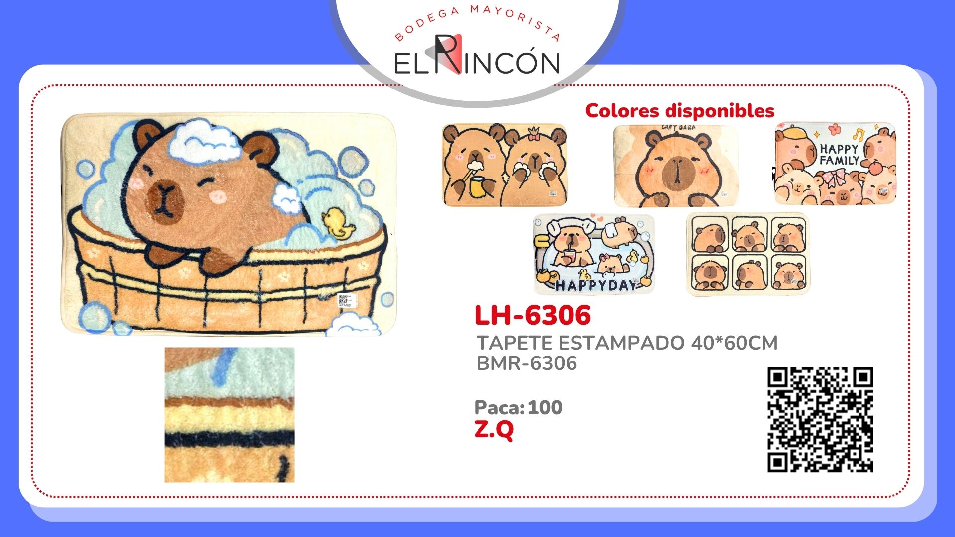 TAPETE ESTAMPADO 40*60CM BMR-6306