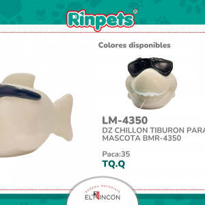DZ CHILLON TIBURON PARA MASCOTA BMR-4350