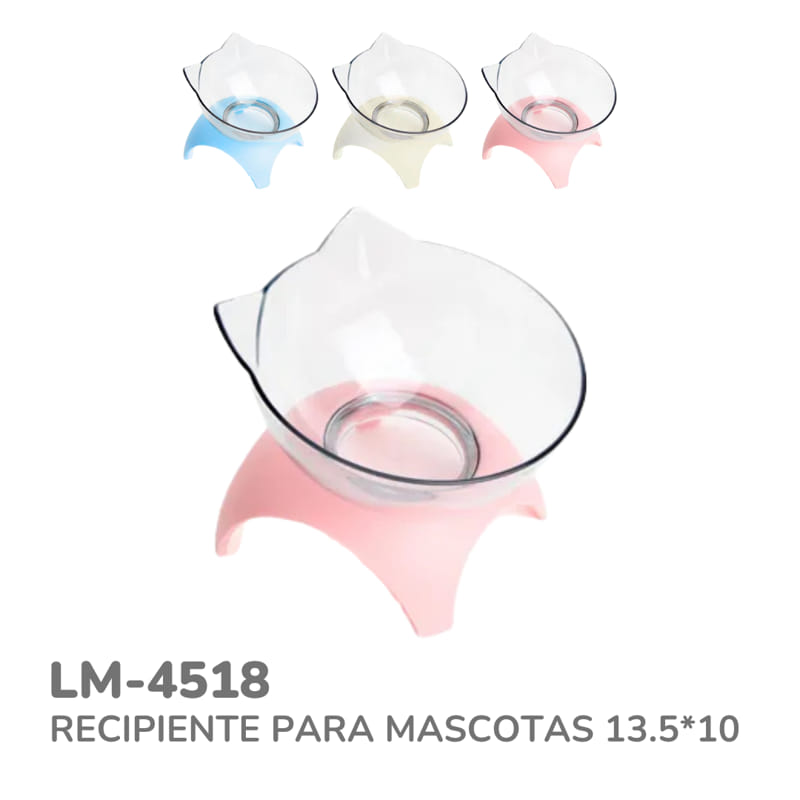 RECIPIENTE PARA MASCOTAS 13.5*10 BMR-4518