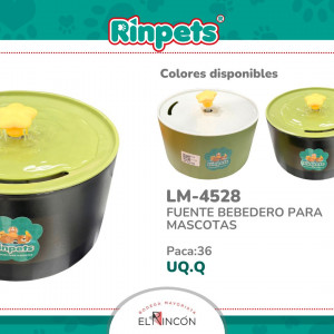 FUENTE BEBEDERO PARA MASCOTAS BMR-4528