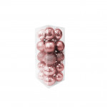 BOLA NAVIDEÑA PALO ROSA 6CM X20