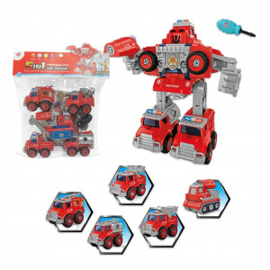 CARROS BOMBEROS ARMABLE FINO RL589-15B