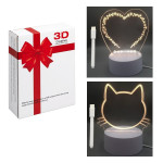 LAMPARA LED 3D CON LAPIZ