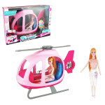 HELICOPTERO CON MUÑECA BARBIE
