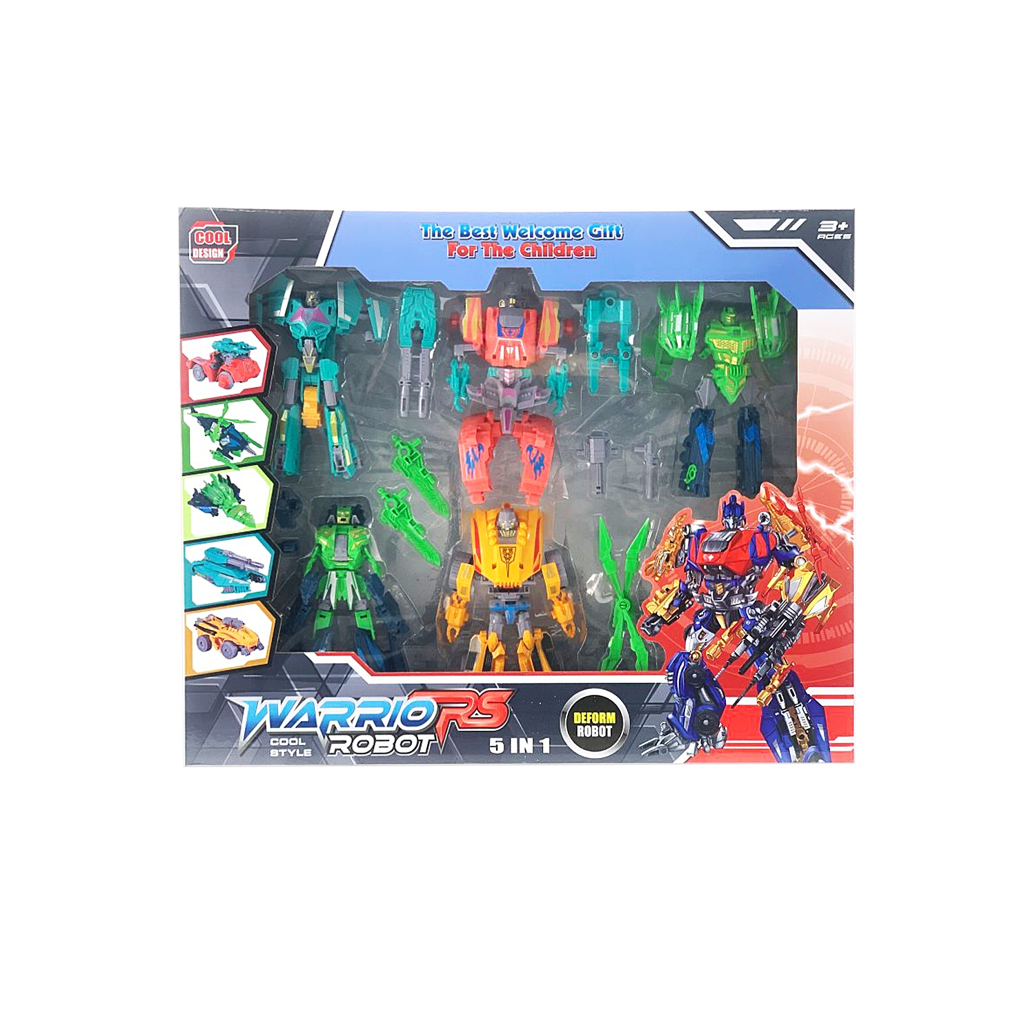 TRANSFORMERS ARMABLES 5 EN 1