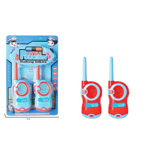 WALKIE TALKIES POLICIA ENCARTONADO
