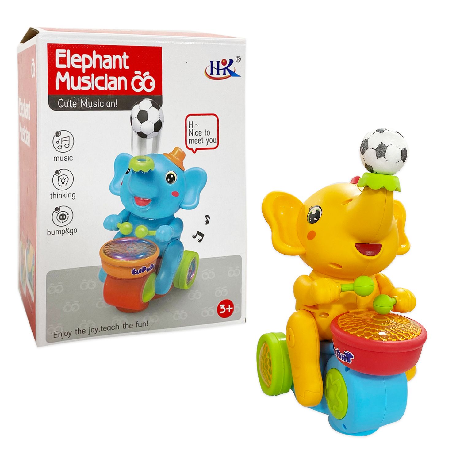 ELEFANTE INFANTIL LUZ Y SONIDO