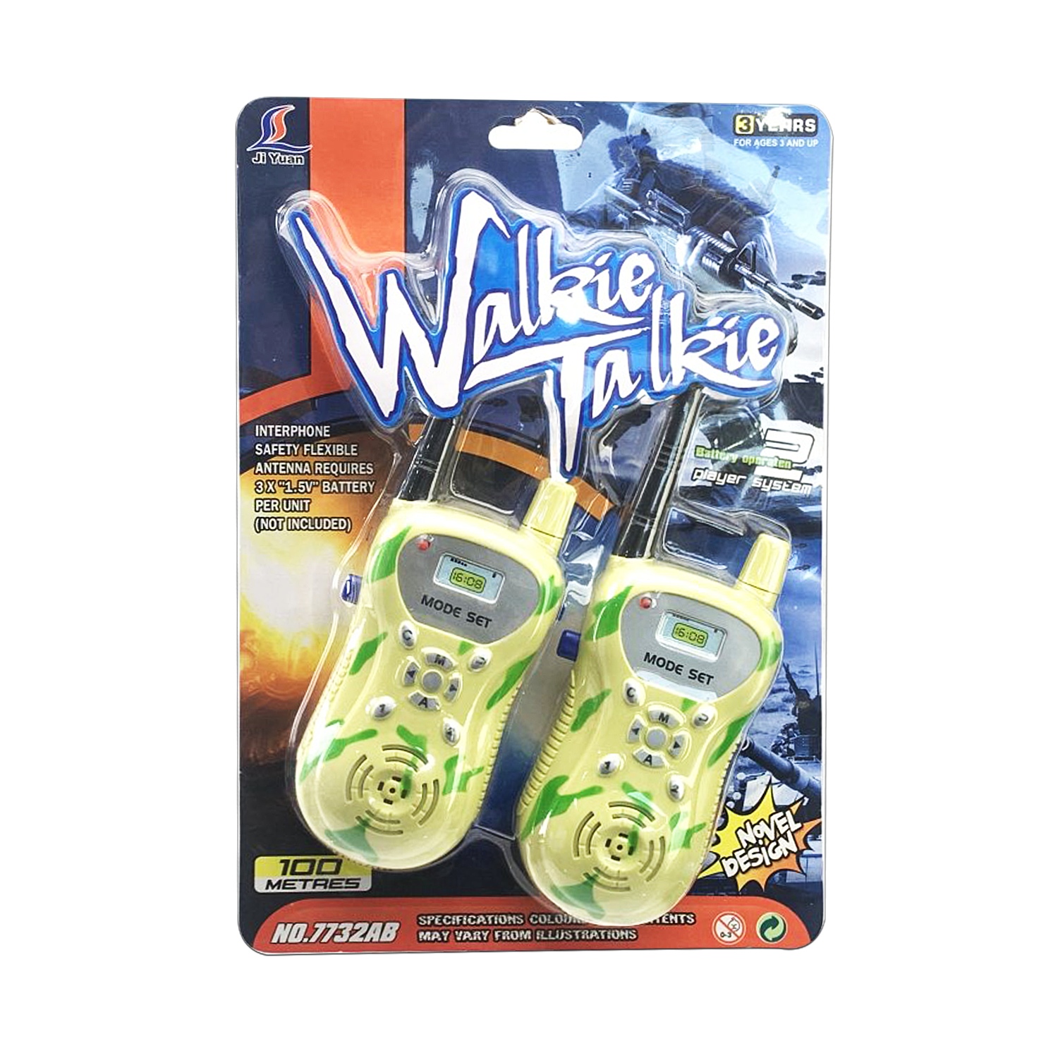 WALKIE TALKIE X2 ENCARTONADO (PILAS)