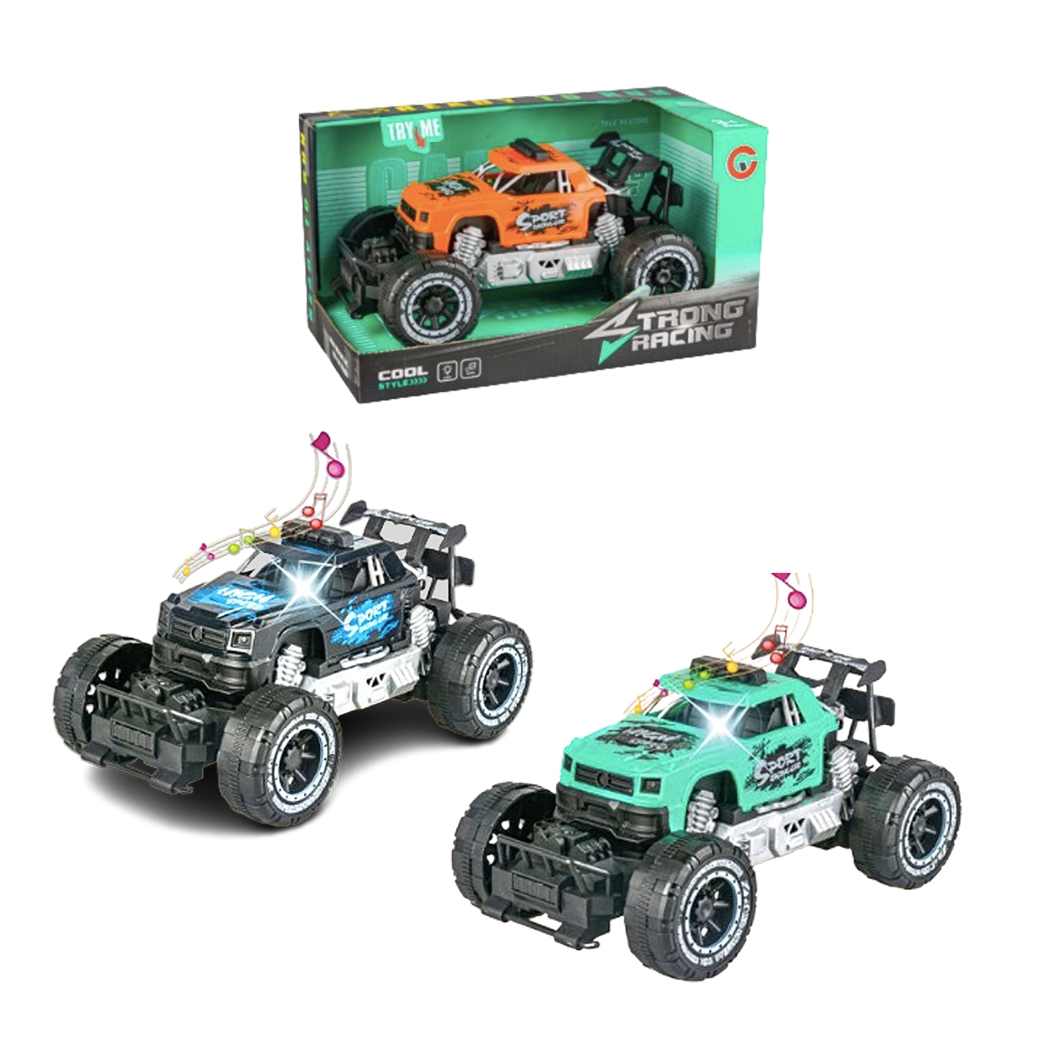 CARRO TODO TERRENO DE IMPULSO