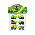 SET VEHICULOS DINOSAURIO X6 EN BOLSA