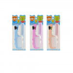 SET DE PEINETA X2 OSITO COLORES PASTEL DK-3772
