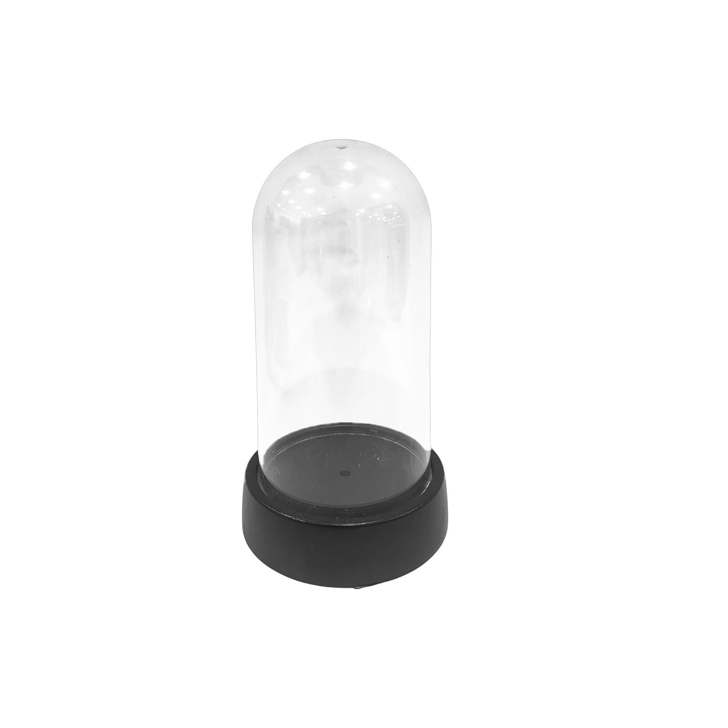 CAPSULA TRANSPARENTE CON BASE 7*13CM