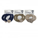 SET DE COLERO APLIQUE LUJO CORAZÓN DK-3258-1