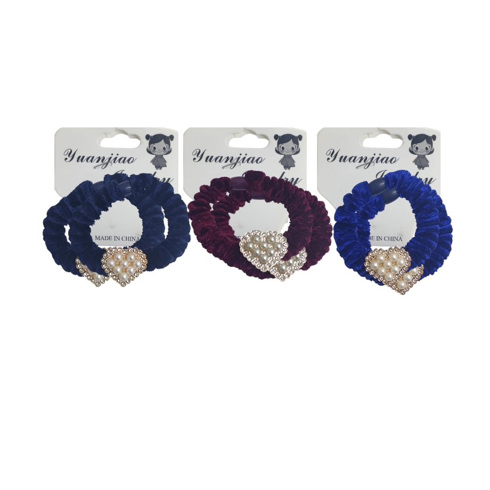 SET DE COLERO APLIQUE LUJO CORAZÓN DK-3258-2