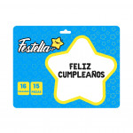 GLOBO FELIZ CUMPLEAÑOS NEGRO