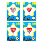 GLOBO CORAZON FELIZ DIA MAMA 18":