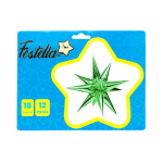 GLOBO ESTRELLA X12 PIEZAS VERDE 26" (PQTX12)