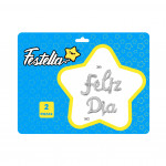 GLOBO FELIZ DIA PLATEADO