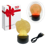 LAMPARA LED 3D: