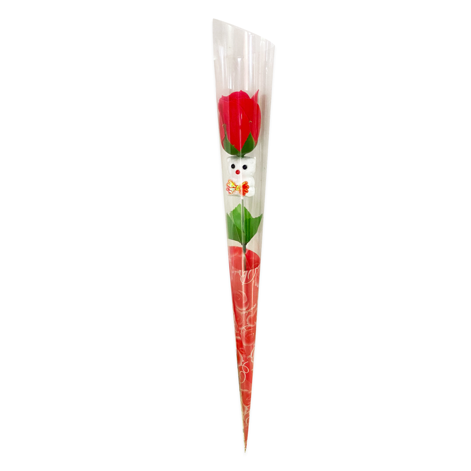 ROSA CON OSO EN ACETATO: