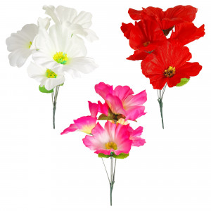 FLORES DECORATIVAS X5